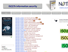 Tablet Screenshot of iso27001security.com